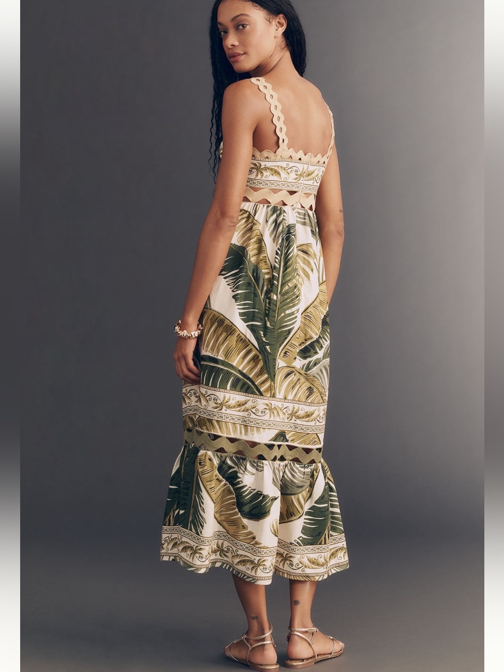 Farm Rio Trancoso Midi Dress - Picture 2 of 6
